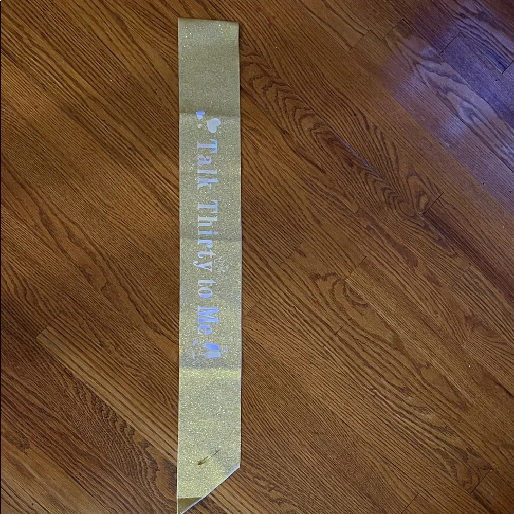 Gold 30th Birthday Sash & Crown
